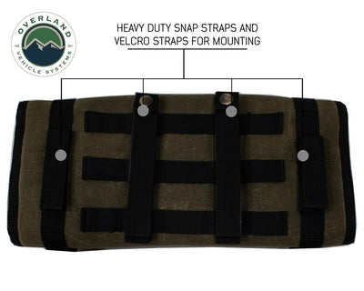 Overland Vehicle Systems Rolled Bag First Aid #16 Waxed Canvas Universal