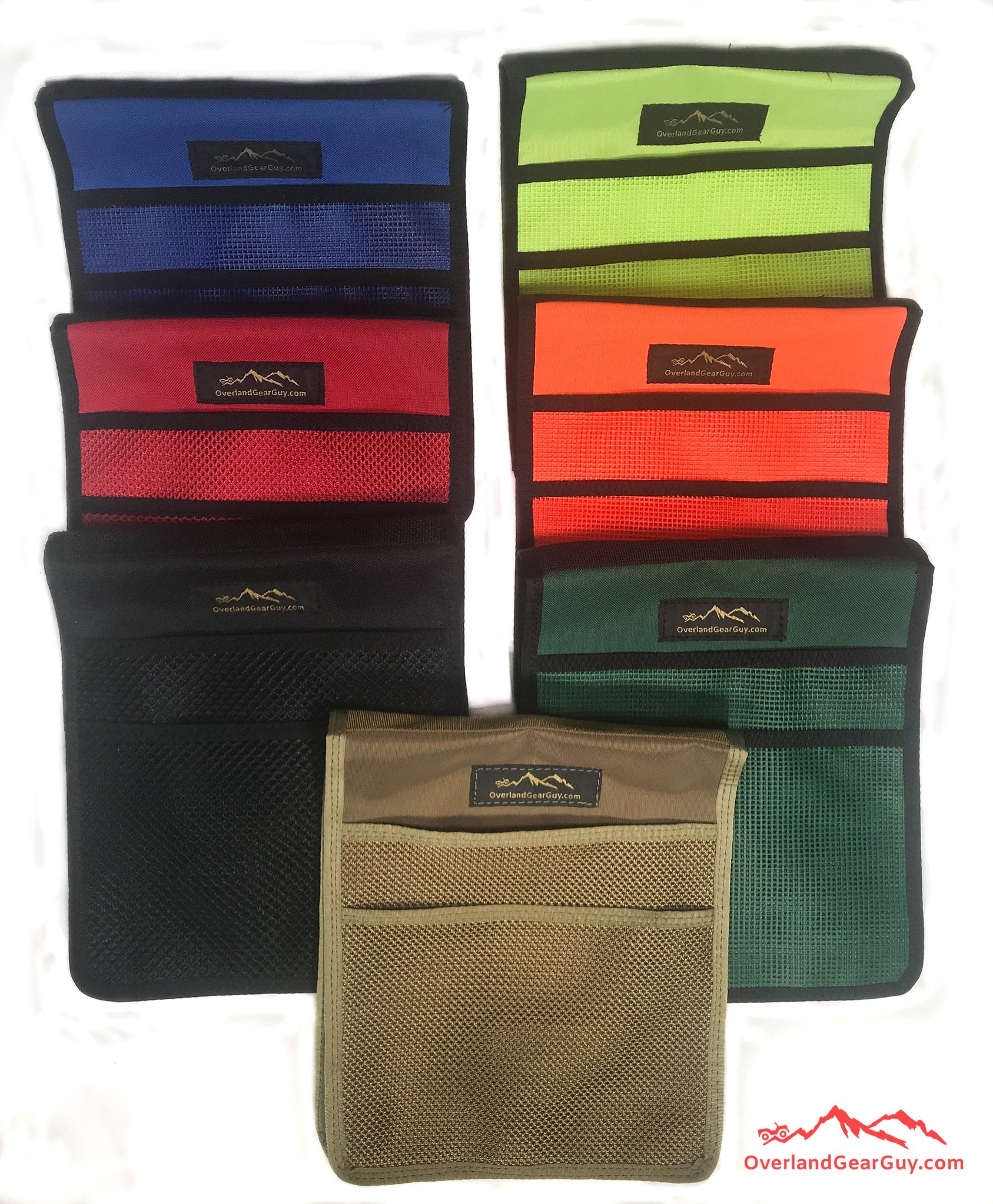 Overland Gear Guy Jeep Grab Handle Mesh Flat Pocket