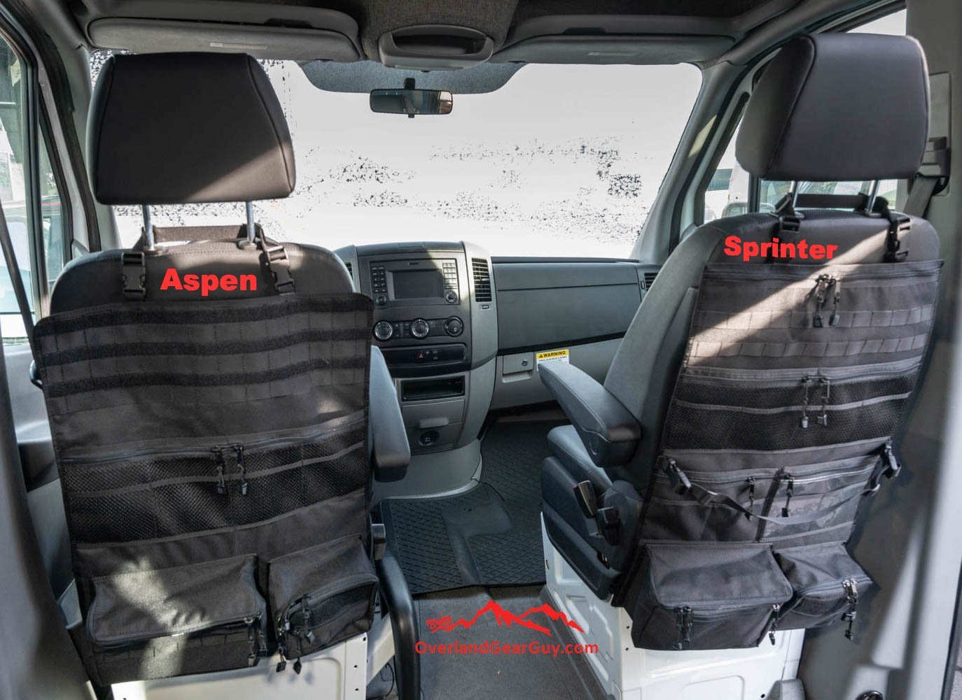 Overland Gear Guy Sprinter Van I Seat Organizer