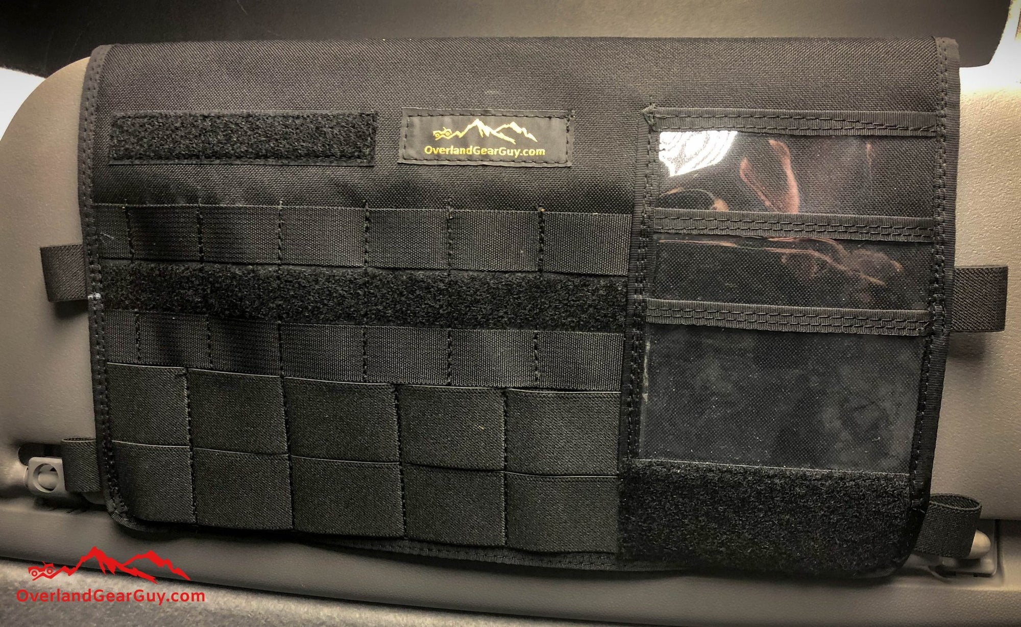 Overland Gear Guy Sprinter Sun Visor Organizer with Mirror