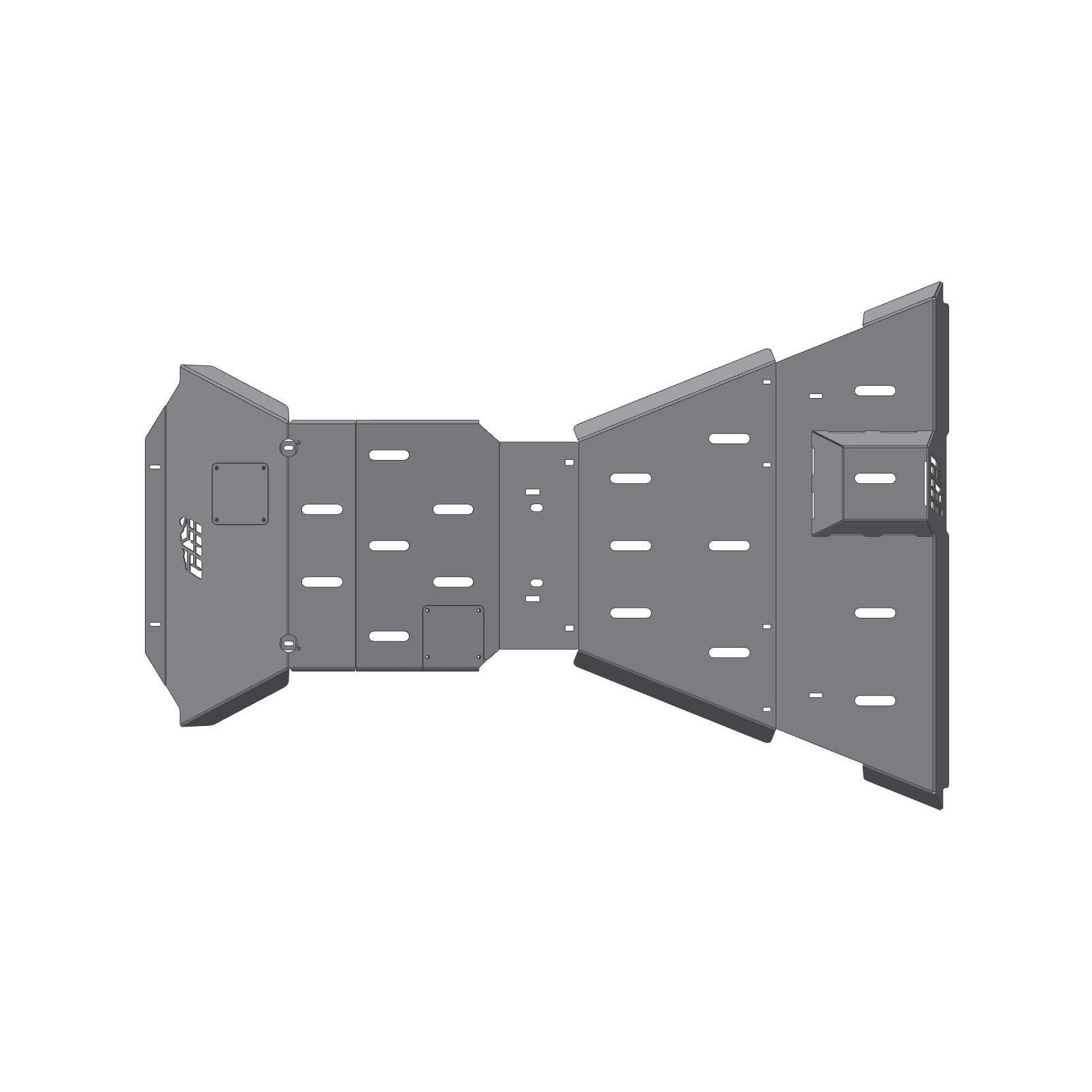 CBI 2nd Gen Toyota Tundra Full Overland Skid Plate Set