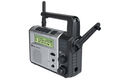 Midland Radio GMRS Base Camp Emergency Crank Radio