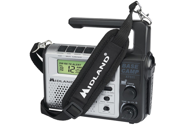 Midland Radio GMRS Base Camp Emergency Crank Radio