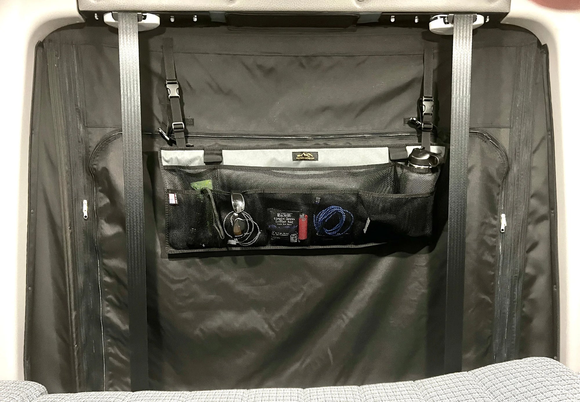 Overland Gear Guy Rear Storage Organizer for StoryTeller, Jayco, Entegra & Revel Vans