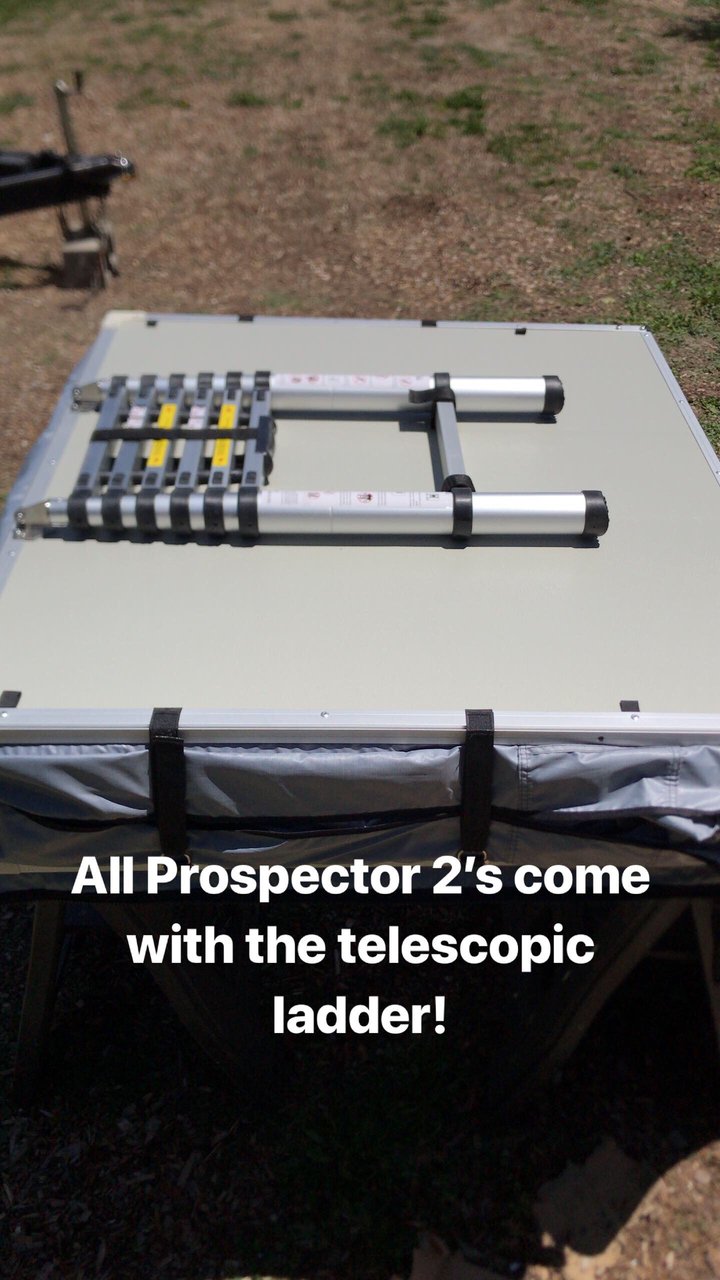 Hutch Tents Prospector 2 With Skylights - Tan