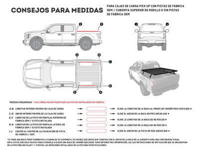 Front Runner Pickup Truck Slimline II Load Bed Rack Kit / 1165(W) x 1560(L)