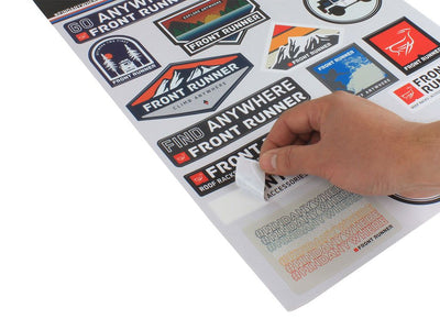 FRONT RUNNER FIND ANYWHERE STICKER SHEET