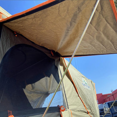 Tuff Stuff ALPHA Hard Top Side Open Tent, Gray, 4 Person