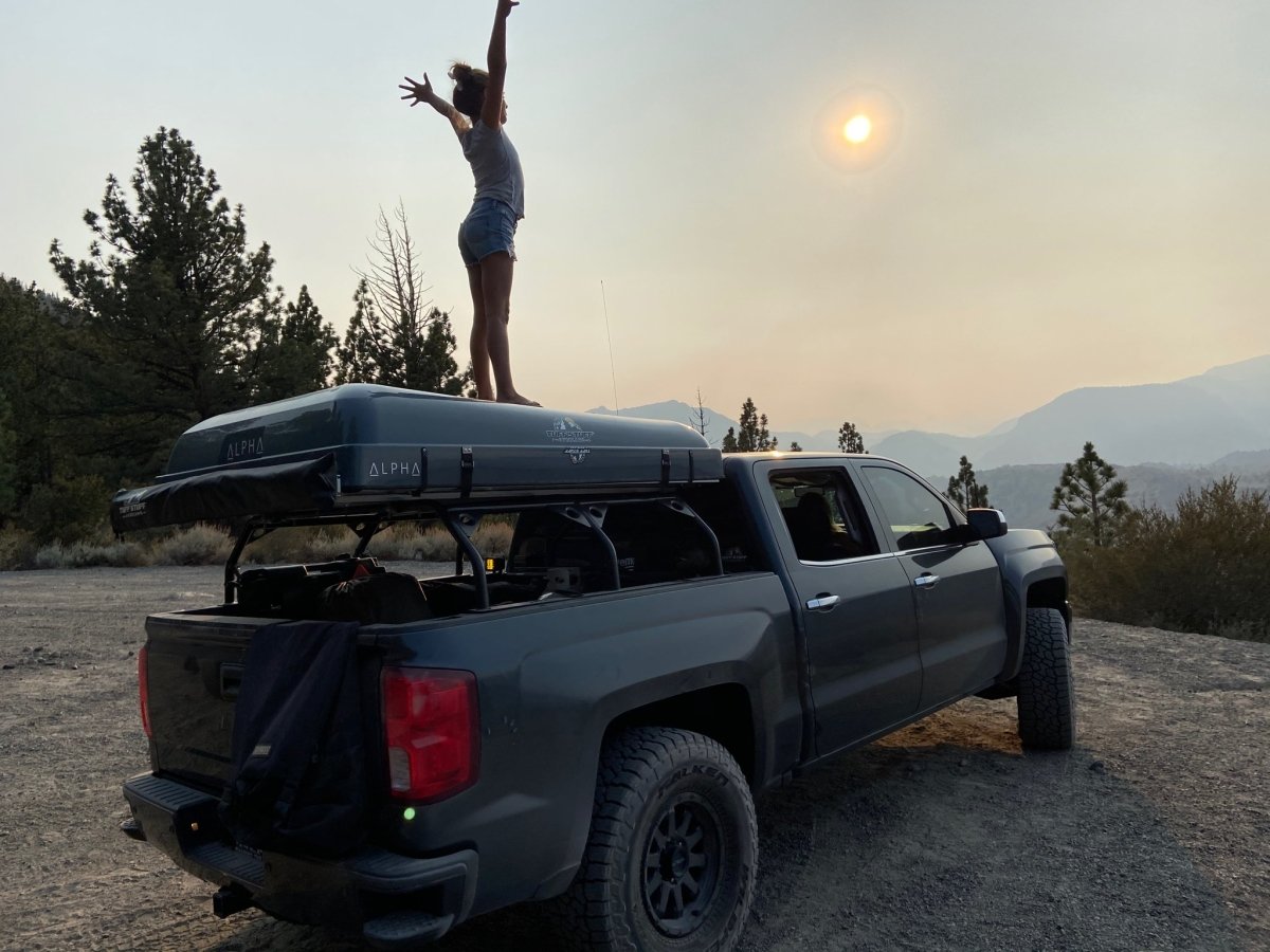 Tuff Stuff ALPHA Hard Top Side Open Tent, Gray, 4 Person