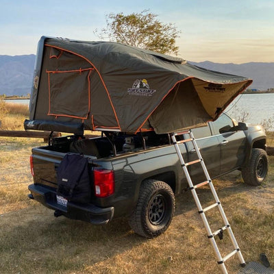 Tuff Stuff ALPHA Hard Top Side Open Tent, Gray, 4 Person
