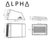 Tuff Stuff ALPHA Hard Top Side Open Tent, Gray, 4 Person