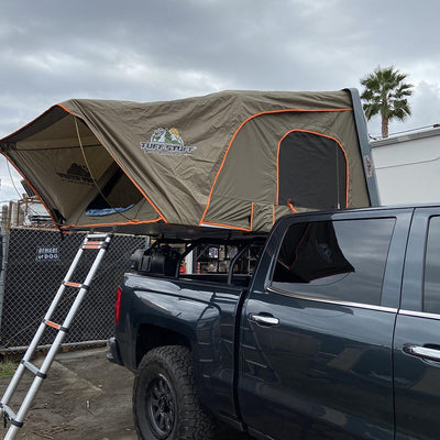 Tuff Stuff ALPHA Hard Top Side Open Tent, Gray, 4 Person