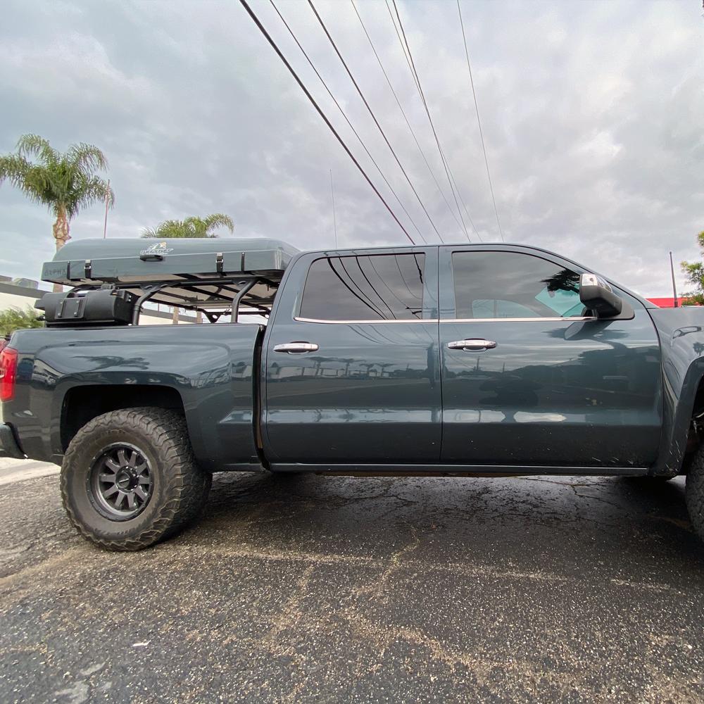 Tuff Stuff ALPHA Hard Top Side Open Tent, Gray, 4 Person