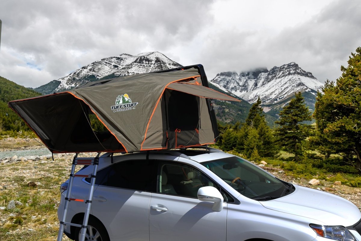 Tuff Stuff ALPHA II Hard Top Side Open Tent, Black, 2 Person