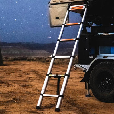 Tuff Stuff Roof Top Tent Telescoping Extension Ladder, 102 In